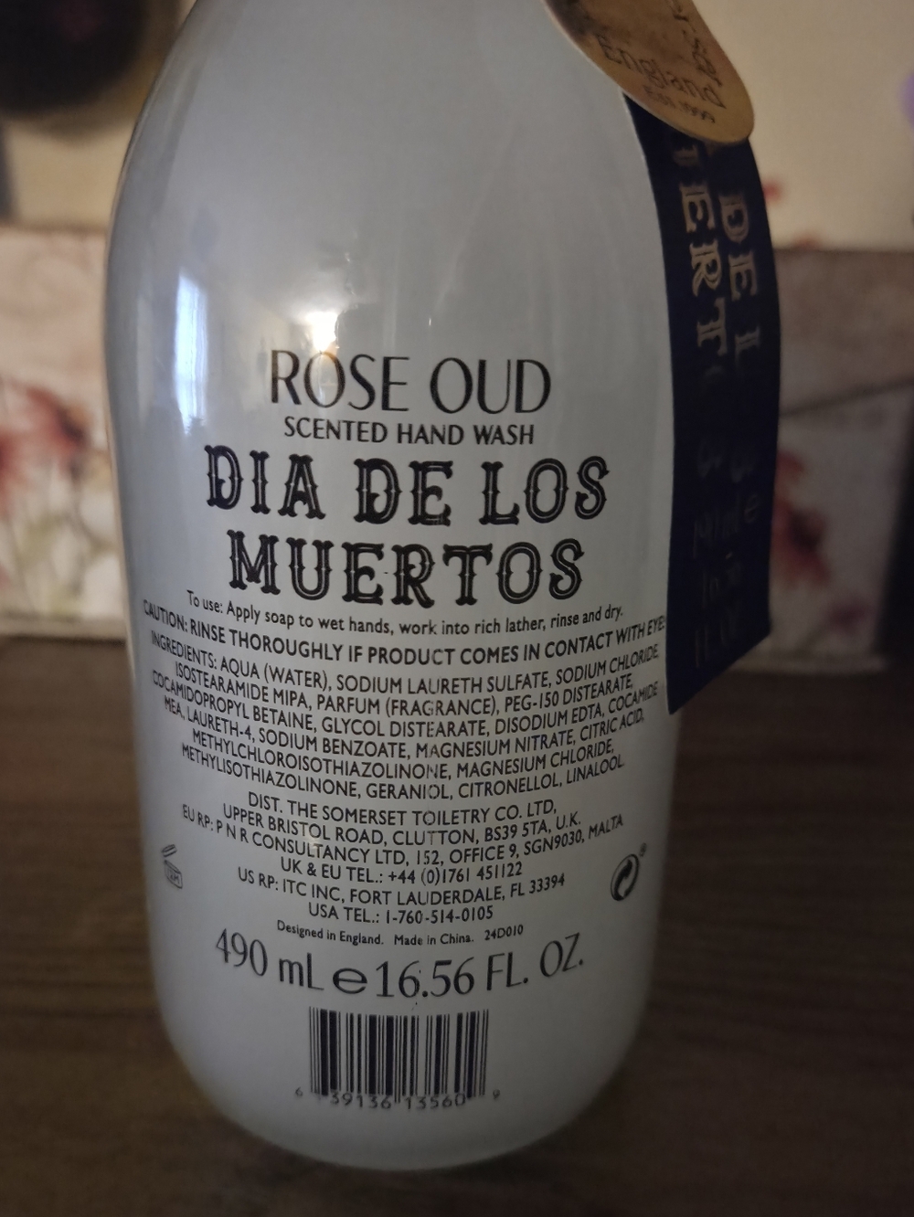 Rose Oud hand soap - Picture 2 of 2
